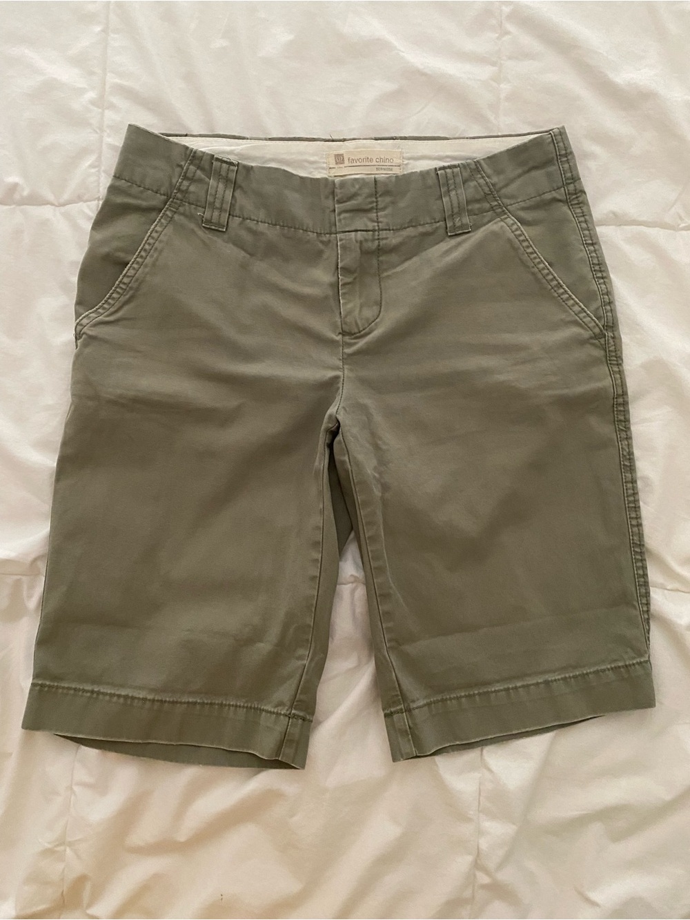 Olive Green Women’s Bermuda Shorts
